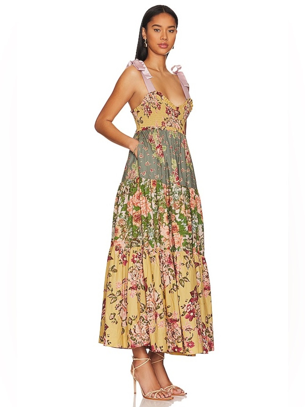 Free People Bluebell Maxi in Warm Combo